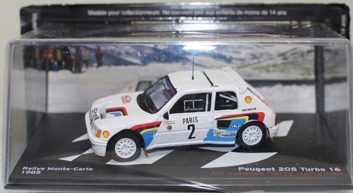 Modellino auto rally