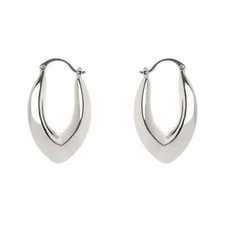 Sodini pointed hoop earrings - pointed,
