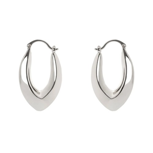 Sodini pointed hoop earrings - hoop,