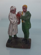 Soldatini Lineol(Germany)Medico che cura ferito di guerra in pasta anni 50 