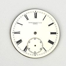 Orologio da tasca Patek Philippe quadrante smaltato buono anni 18, 45,45 mm r...