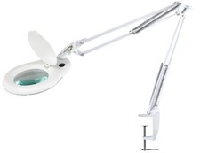 LAMPADA A PANTOGRAFO CON NEON E LENTE 8 DIOTTRIE - 120mm - GBC 49406235