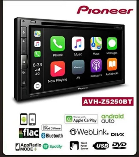 Pioneer multimedia dvd - pioneer, 6.8"