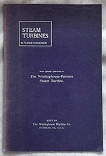 1901 Book: Steam Turbines w/ Reference to Westinghouse-Parsons Steam Turbine