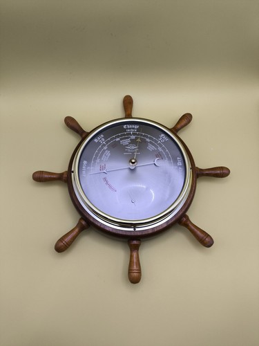 Vintage british ship wheel - vintage,