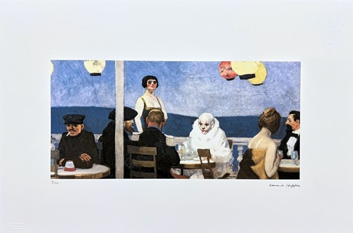 Edward hopper soir blu - -,