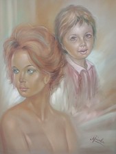 quadro dipinto a olio su tela