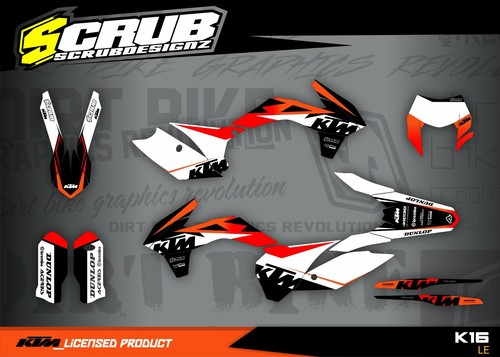 Grafica ktm exc excf 125 - ktm,