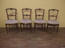 N.4 SEDIE  IN NOCE LUIGI