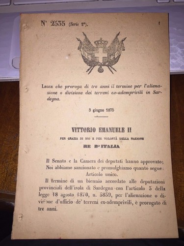 Legge che proroga - 3, anni
