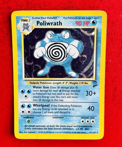 Lotto carte pokemon poliwrath - lotto,
