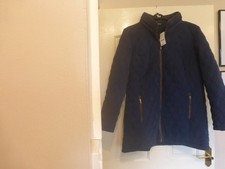 BONMARCHE GIACCA TRAPUNTATA IMBOTTITA MARINA.CAPPOTTO. HA UN CAPPUCCIO.TAGLIA 20 NUOVO CON ETICHETTA. COSTO 40€