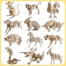 Kit Puzzle 3D in Legno per