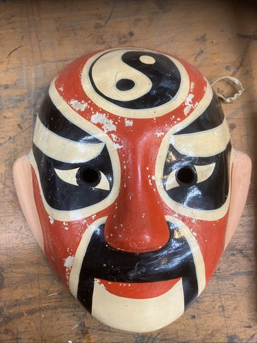 Maschera cinese cartapesta - cinese,