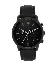 Orologio Fossil In Pelle Nera