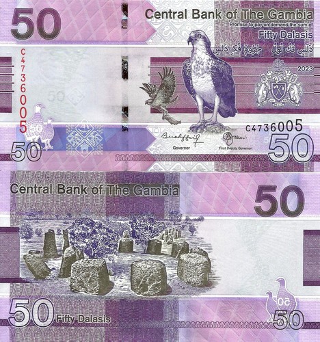 Gambia dalasis 2023 40c - 50,