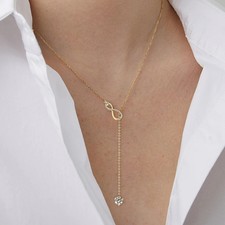 Collana Y Infinity Oro 14K