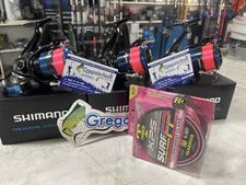 SHIMANO NEXAVE 3 MULINELLI C5000 HG IMBOBINATI CON NYLON TRABUCCO 0.307