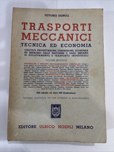Trasporti meccanici volume - meccanici,