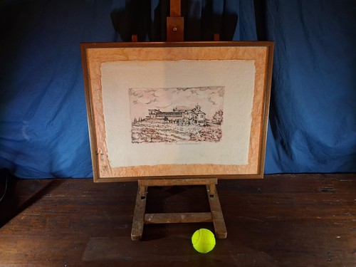 Quadro tecnica mista carta - tecnica,