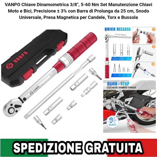 Chiave dinamometrica - chiave, 3/8"
