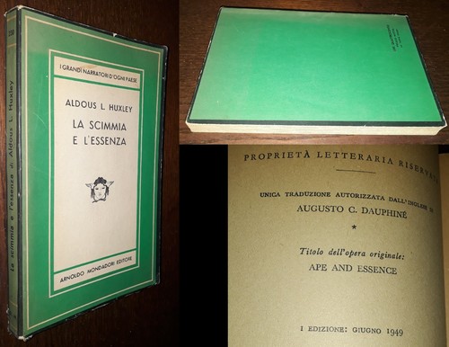 Scimmia essenza aldous - l'essenza,,