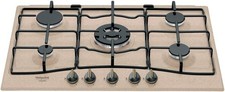 HOTPOINT PCN750TAVR Piano Cottura 5 Fuochi a Gas 1 Tripla Corona AVENA 75x51 cm