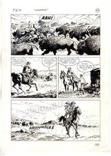 Tex- Il guerriero immortale - p.110 - Ernesto Seijas - Tavola Originale  - 2014