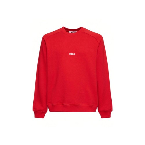 Msgm felpa girocollo logo - felpa,