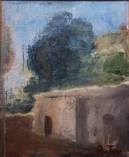 Dipinto olio su tela cm 29 x