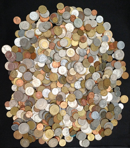 Monete mondiali lotto 021 kg - monete, 5,021