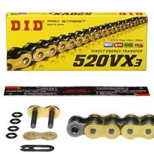 DID X-Ring-Kette GOLD CLIP Suzuki RM-Z 450 2005-2020