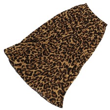  Gonna leopardata in chiffon