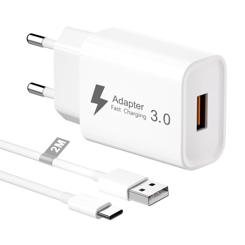 Caricatore usb 18w con - caricatore,