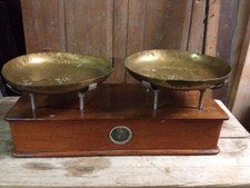 Bilancia Antica Piatti In Ottone