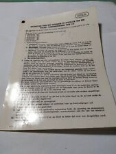 Istruzioni Affettatrice Type 115  Berkel Bilancia Cucina 