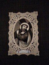 Santino antico merlettato