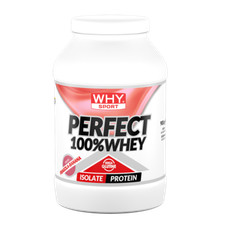 Perfect Whey -  Proteine Isolate del Siero del Latte - 900g  Fragola e Banana