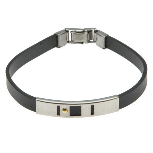 Bracciale caucciù gomma - bracciale, uomo