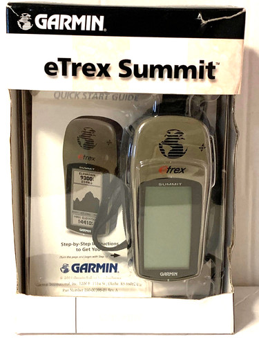 Garmin etrex summit gps - garmin,