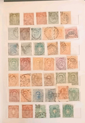698 francobolli italia - , usati