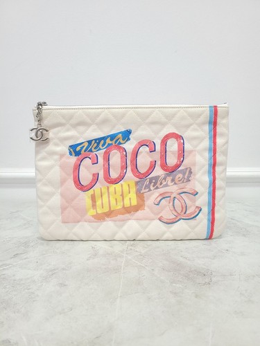 Chanel white fabric coco cuba - fabric,