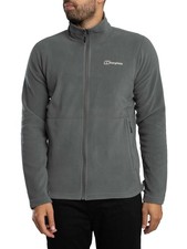 Berghaus Uomo Giacca in pile Polartec InterActive Micro Prism, Grigio