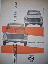 VECCHIA PUBBLICITA' ADVERT - INNOCENTI AUSTIN A40 - SEL2