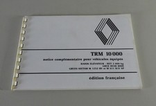 Manuale operativo renault - manuale, gru