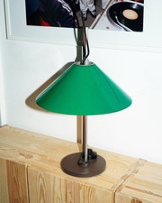 Lampada da tavolo aggregato verde di Enzo Mari per Artemide