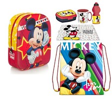Set zainetto scuola mickey - set,