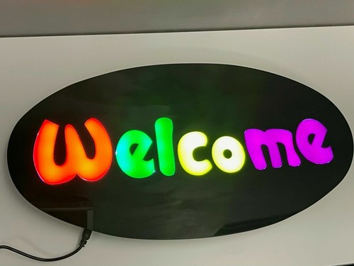 Insegna luminosa led negozi - insegna,