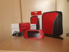 Sony PSP 3000 Radiant Red BUNDLE - Original Console Import Japan