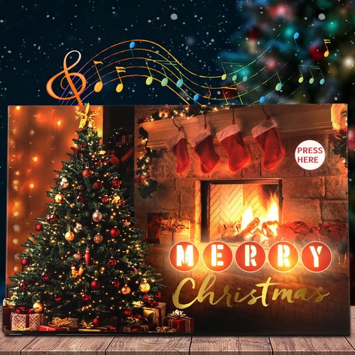 Biglietto natale musicale - di,